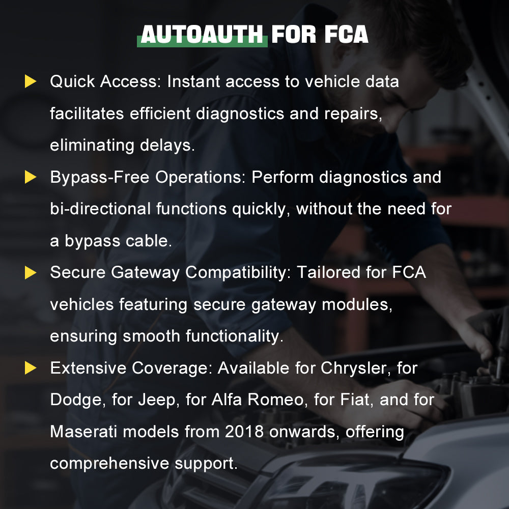 The XTOOL D9EV AUTOAUTH FOR FCA