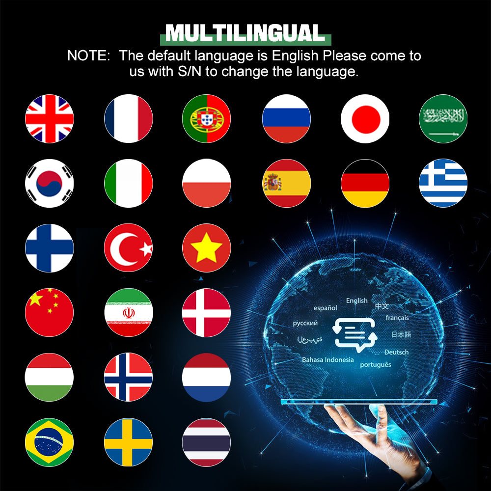 The XTOOL D9EV MULTILINGUAL