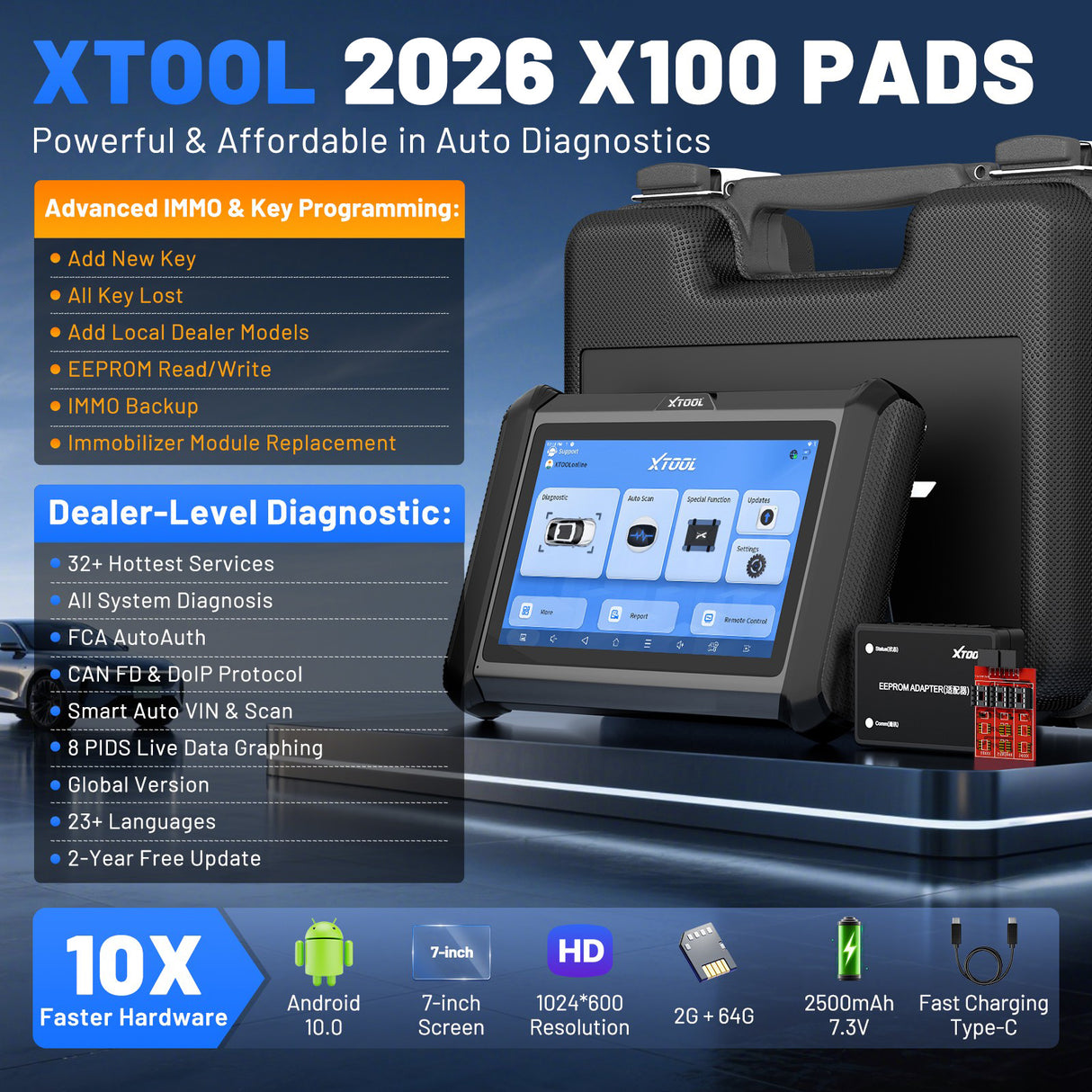 XT00L 2026 X100 PADS