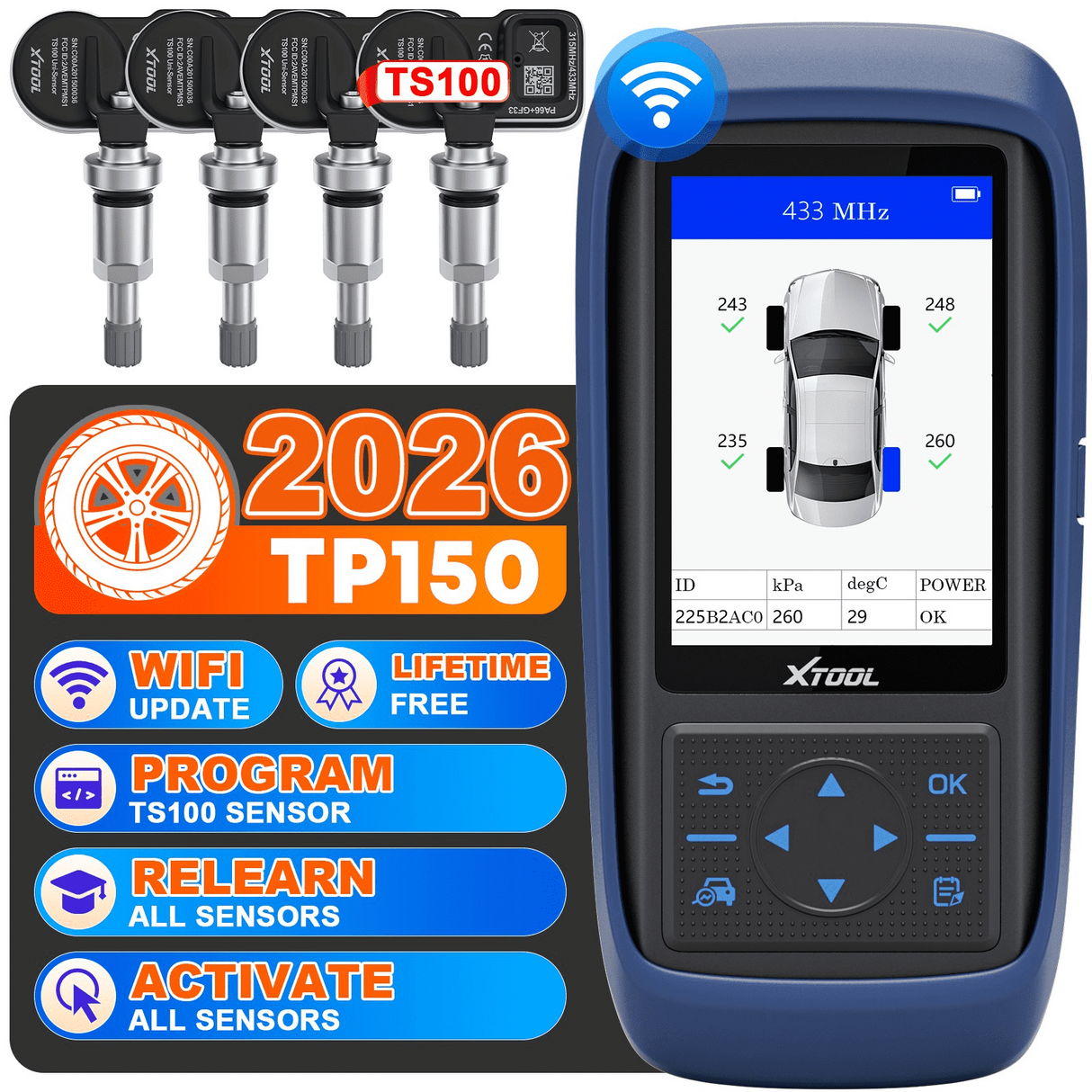 XTOOL TP150 TPMS-Programmiertool