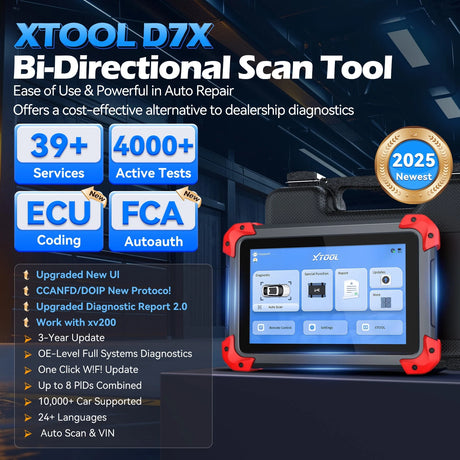 XTOOL D7X Bi-Directional Scan Tool