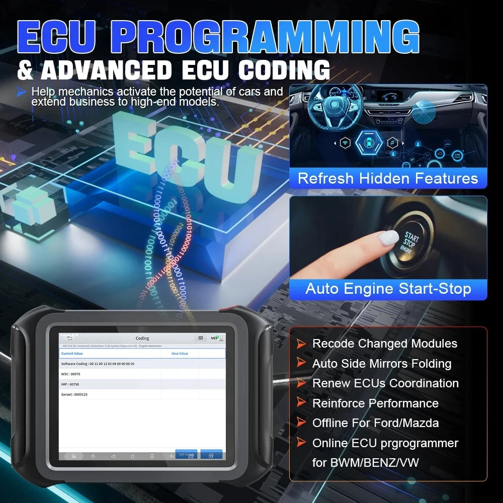 XTOOL D9S PRO ECU PROGRAMMING
