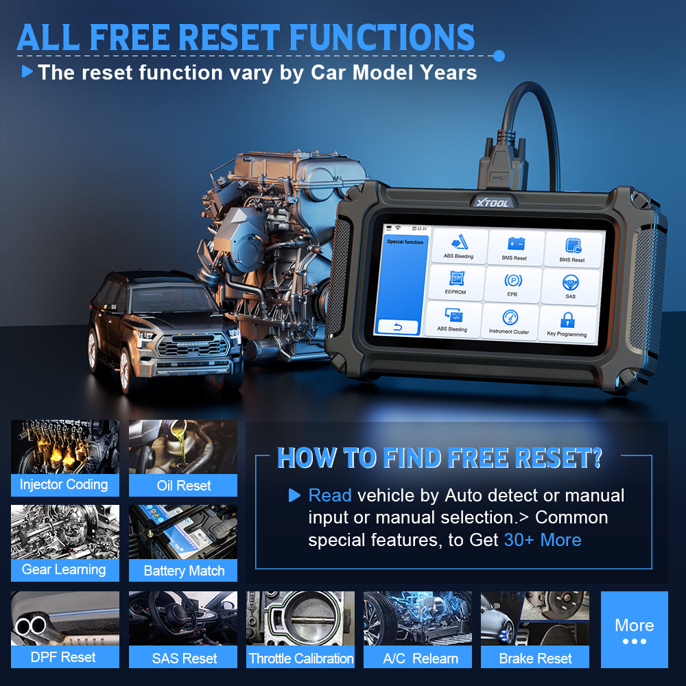 XTOOL IP500-BCC For For Buick/Chevrolet/Cadillac/GMC ALL FREE RESET FUNCTIONS