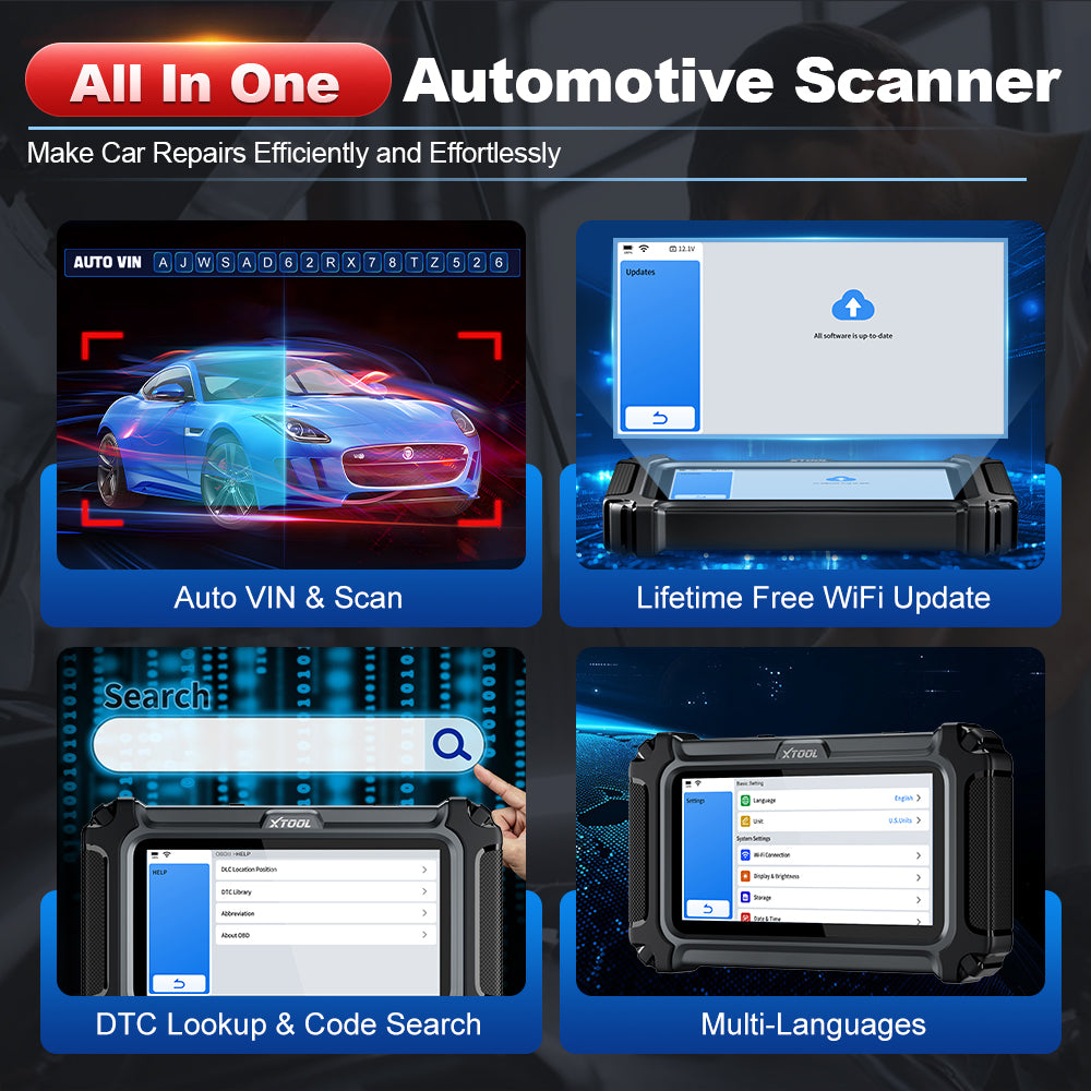 XTOOL IP500-DJC For Chrysler/Jeep/Dodge Make Car Repairs Efficiently and Effortlessly