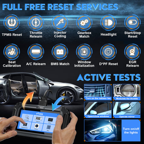 XTOOL IP500-TLS FOR TOYOTA/LEXUS/SCIONE FULL FREE RESET SERVICES