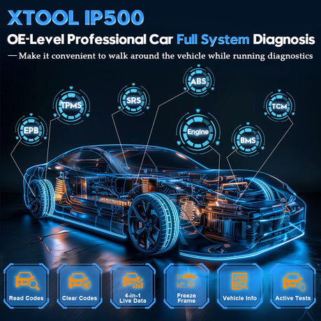 XTOOL IP500-TLS FOR TOYOTA/LEXUS/SCIONE OE-Level Professional Car Full System Diagnosis