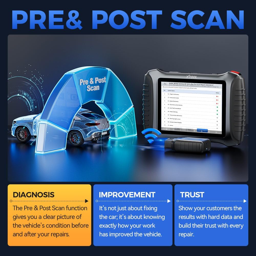 XTOOL_IP900BT PRE& POST SCAN