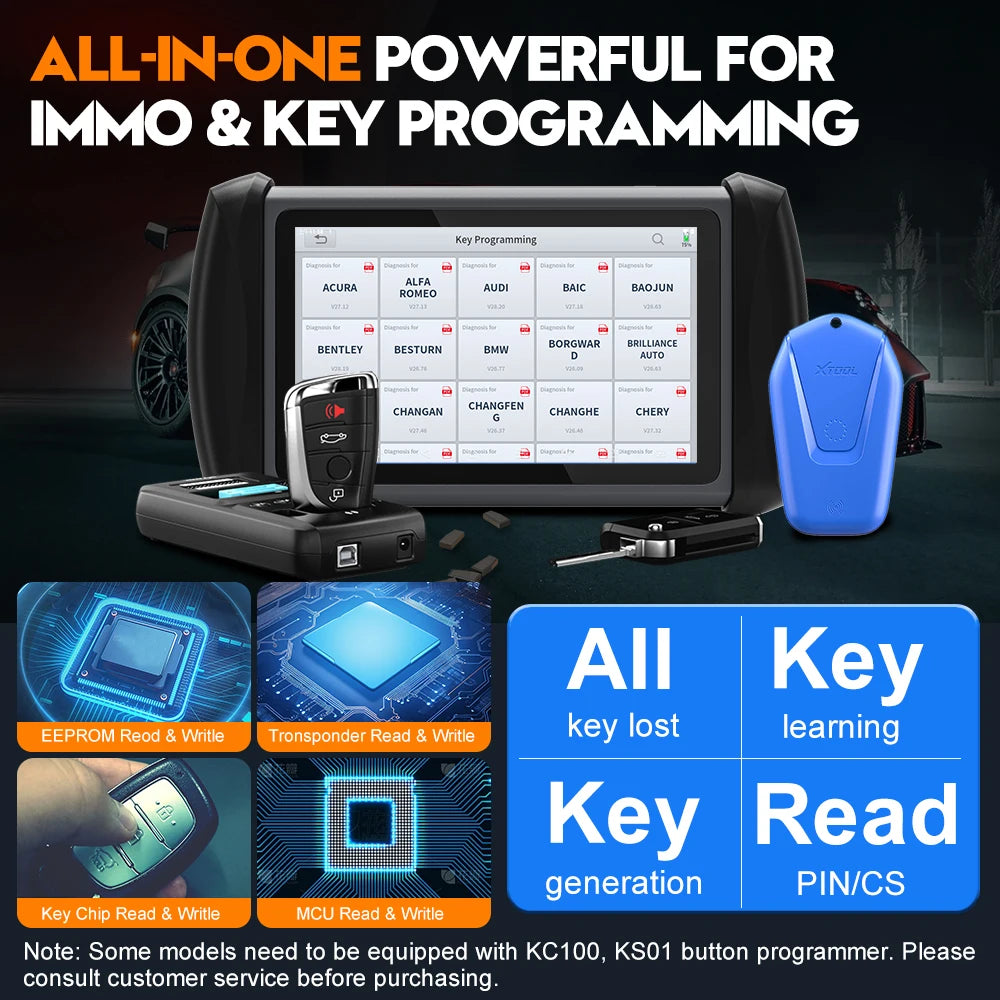 XTOOL Inplus IP616 all in one for key programming