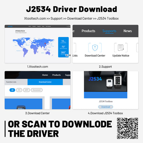 XTOOL XTS500 J2534 Driver Download