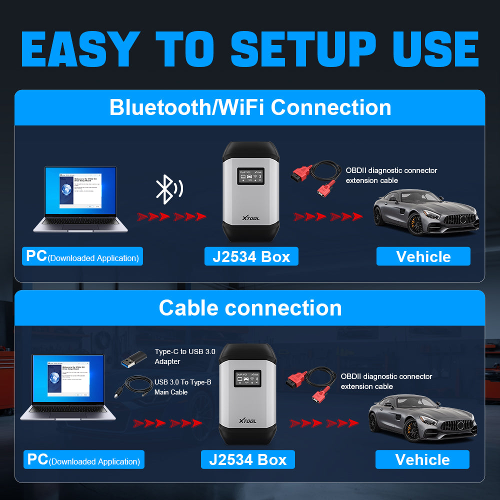 XTOOL XVCI EASY TO SETUP USE