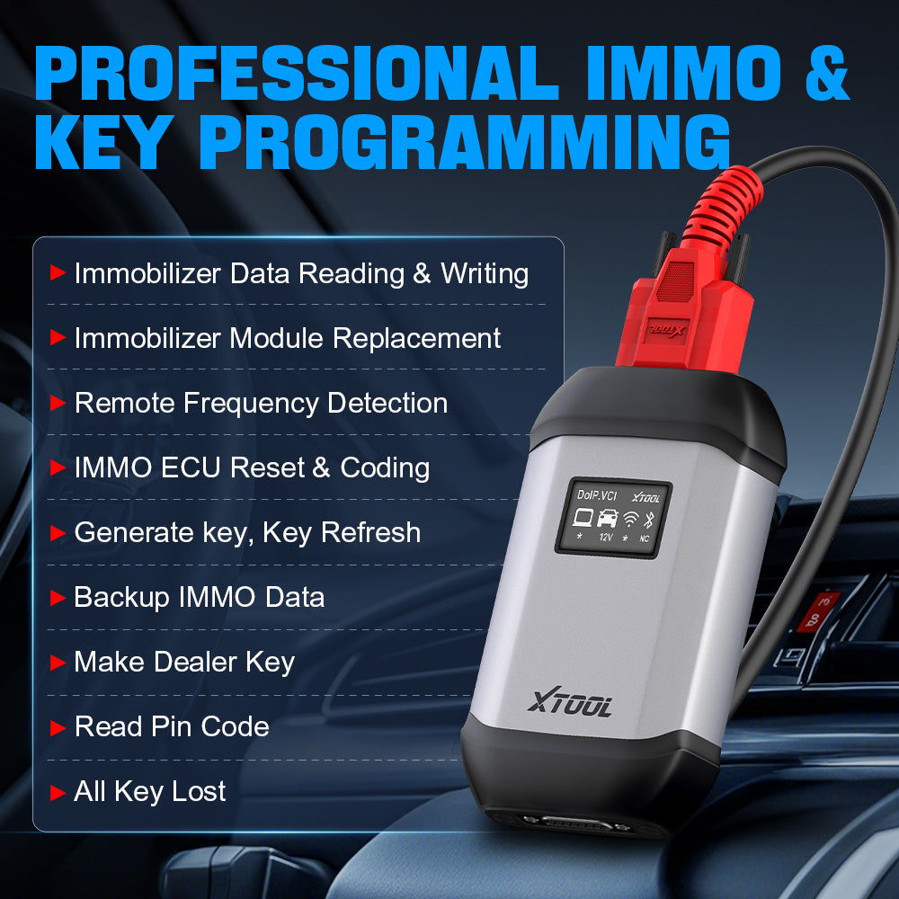 XVCI ADVANCED PROFESSIONAL IMMO & KEY PROGRAMMING