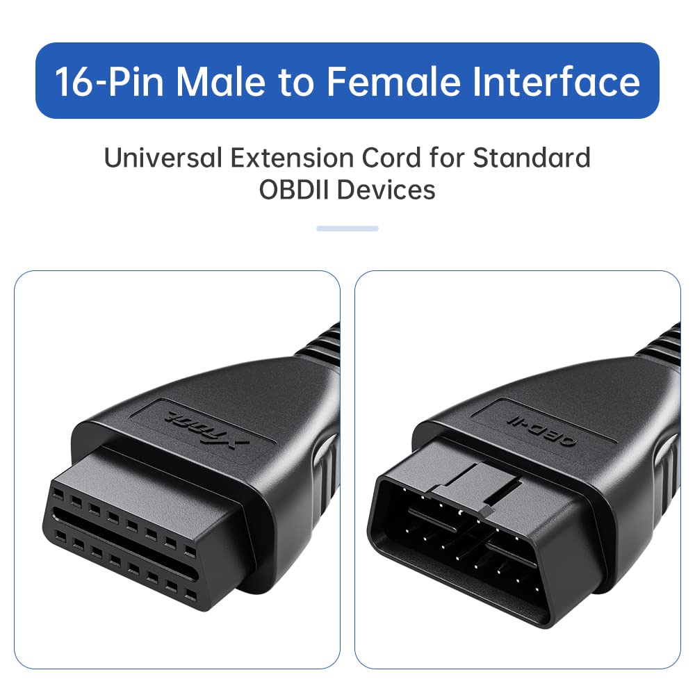 Xtool_1.64ft_extension_cable 16 pin male to female interface