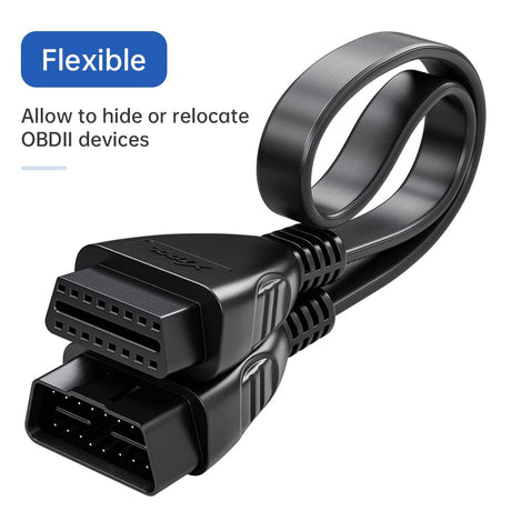 Xtool_1.64ft_extension_cable allow to hide or relocate obd2 devices