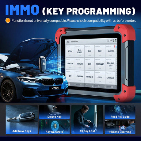 Xtool D7X IMMO 
(KEY PROGRAMMING)