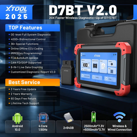 Xtool D7bt V2.0 TOP Features