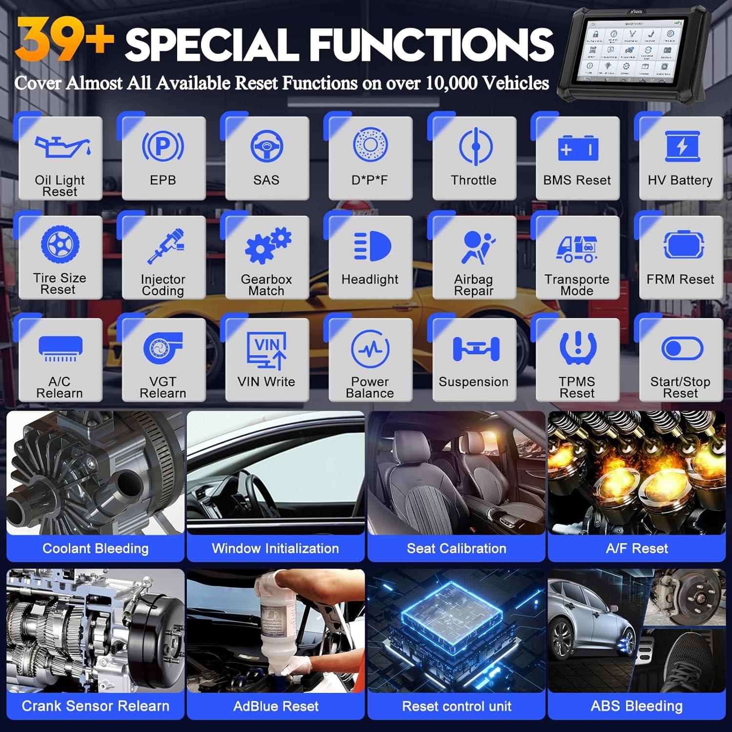 xtool d7w 39+ SPECIAL FUNCTIONS