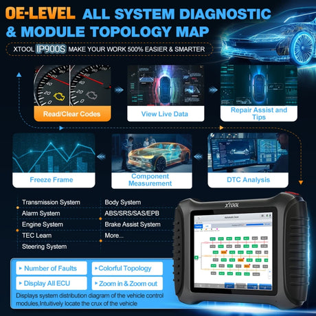 xtool inplus IP900S All system diagnostic