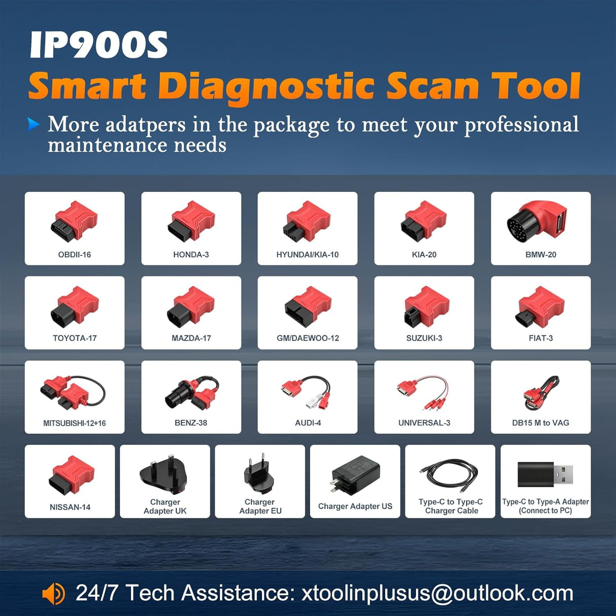 xtool ip900s package list