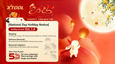 National Day Holiday Notice: Updates on Shipping, Software, and Deals! 🥳