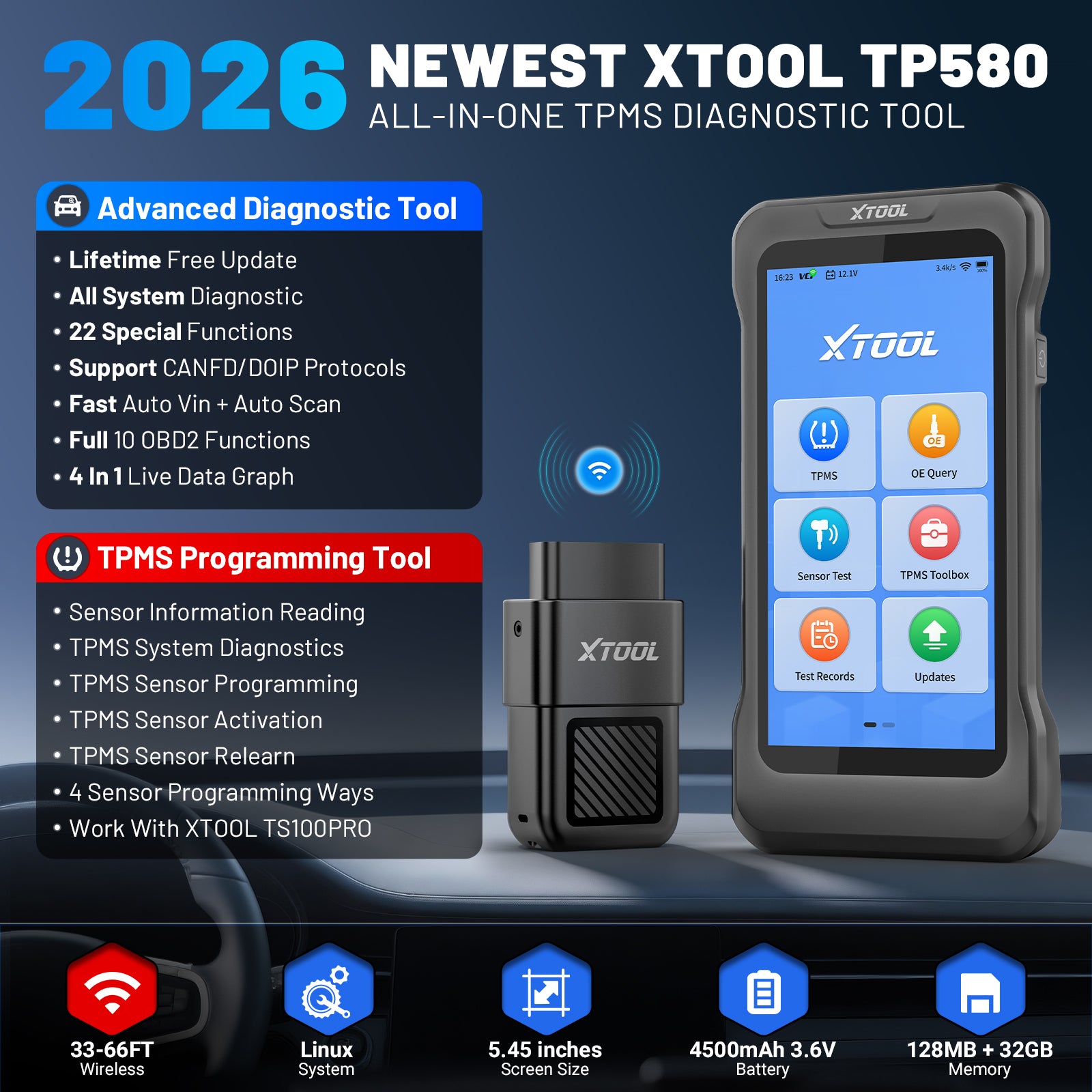 XTOOL TP580