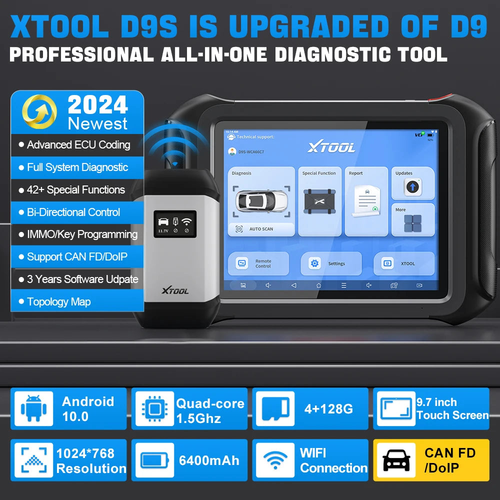 Xtool Service Tools XTOOL D9S – Xtool Official Car Diagnostic TOOL Store