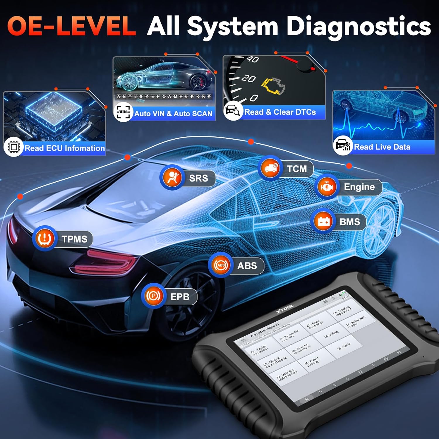 X100PAD3 SE V2.0 OE-LEVEL All System Diagnostics