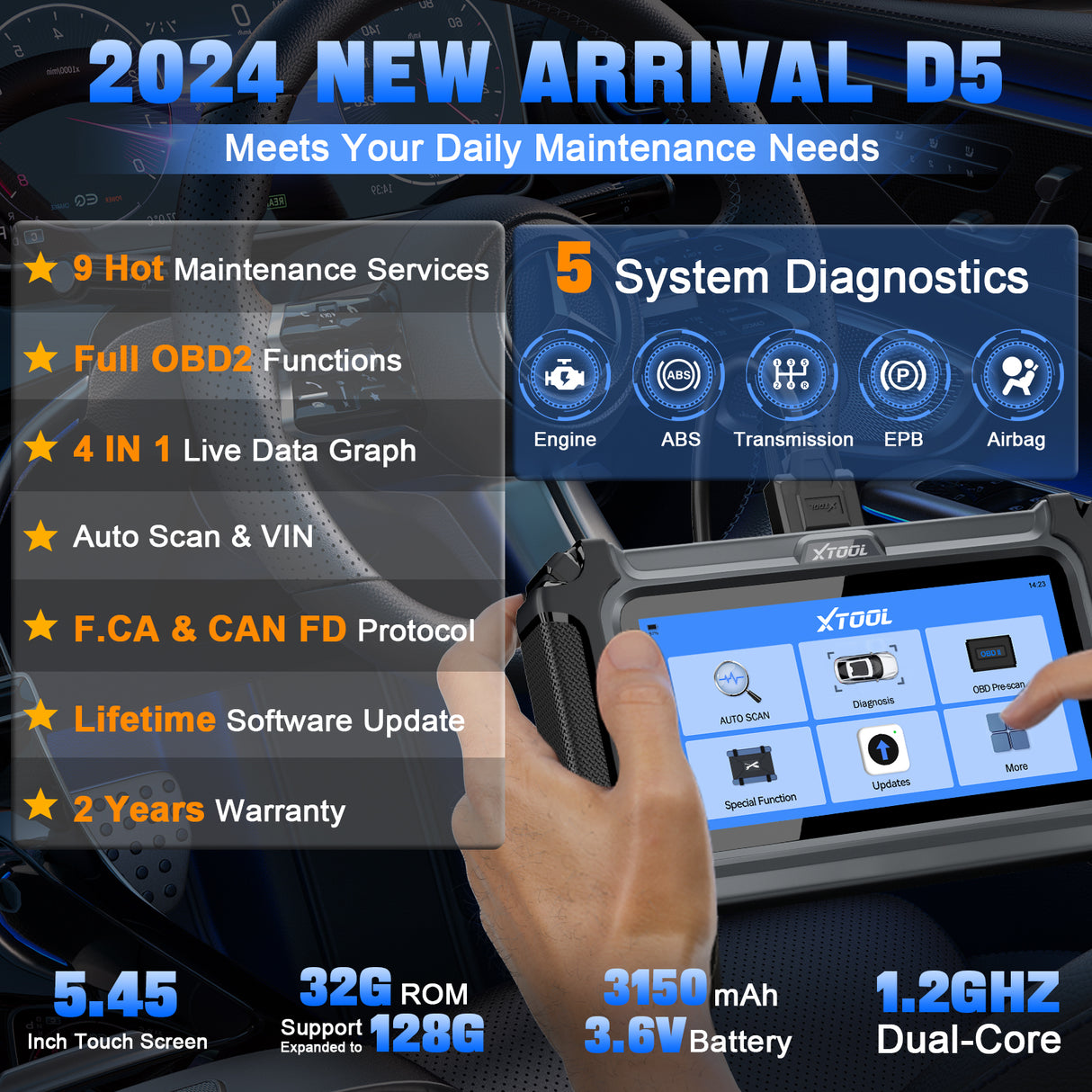 XTOOL D5 – Xtool Official Car Diagnostic TOOL Store