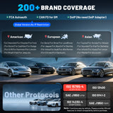 XTOOL D8BT 200+BRAND COVERAGE
