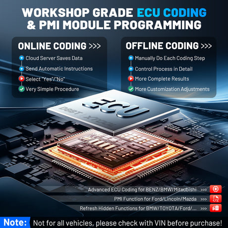 XTOOL D8BT WORKSHOP GRADE ECU CODING&PMI MODULE PROGRAMMING