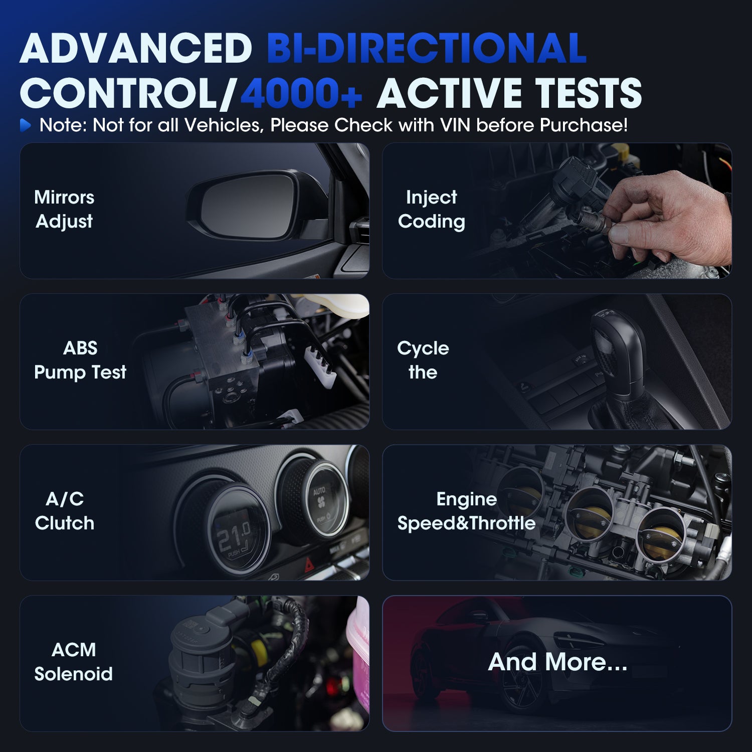 XTOOL D8 ADVANCED BI-DIRECTIONAL CONTROL/4000+ ACTIVE TESTS