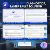 XTOOL D8 AI-ASSISTED DIAGNOSTICS,FASTER FAULT SOLUTION