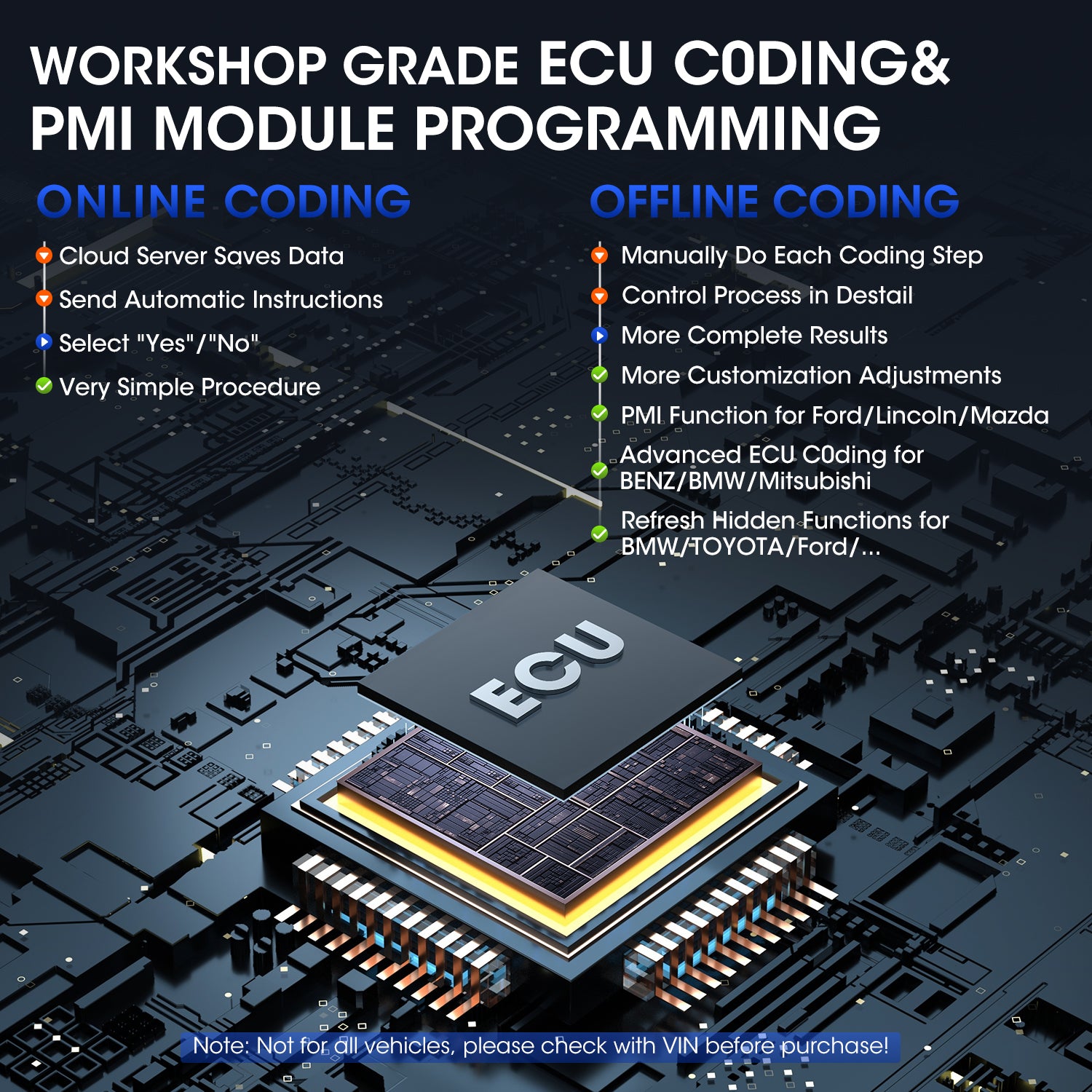 XTOOL D8 WORKSHOP GRADE ECU CODING&PMI MODULE PROGRAMMING