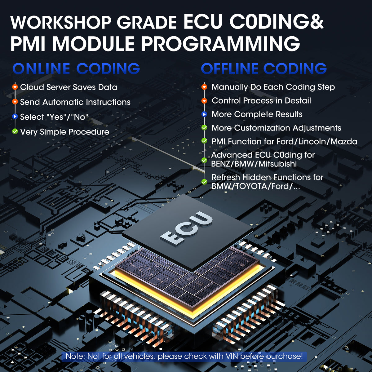 XTOOL D8 WORKSHOP GRADE ECU CODING&PMI MODULE PROGRAMMING