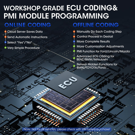 XTOOL D8 WORKSHOP GRADE ECU CODING&PMI MODULE PROGRAMMING