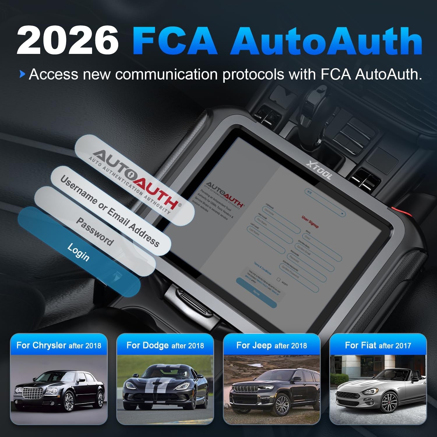 XTOOL D9S PRO FCA AutoAuth