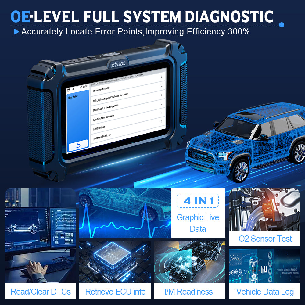 XTOOL IP500-BCC For For Buick/Chevrolet/Cadillac/GMC OE-LEVEL FULL SYSTEM DIAGNOSTIC