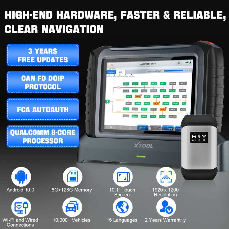 XTOOL INPLUS IP919 PRO Car Diagnostic Tool Key Programmer – Xtool ...