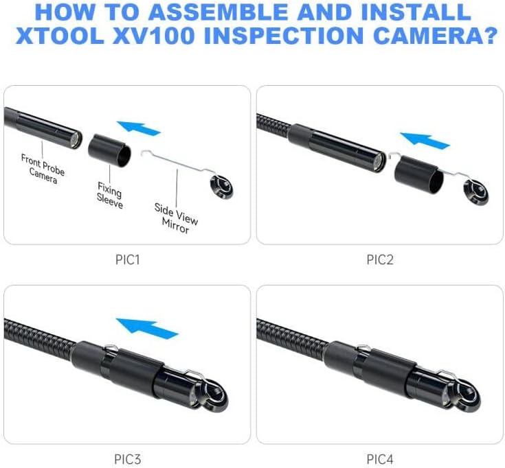 XTOOL XV200 How to assemble and install xtool xv200 inspection camera