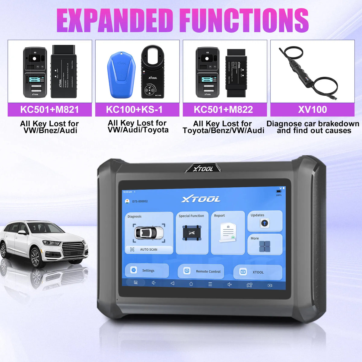 Xtool Service Tools XTOOL D7S – Xtool Official Car Diagnostic TOOL Store