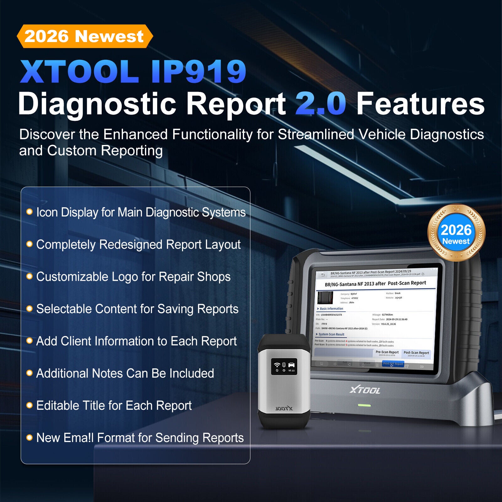 Xtool Inplus IP919 Professional Diagnostic Tool 