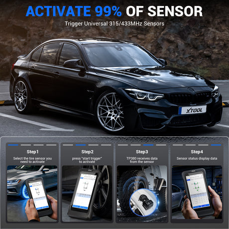 Xtool TP380 ACTIVATE 99% OF SENSOR
