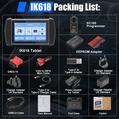 INPLUS IK618 V2.0 Packing List