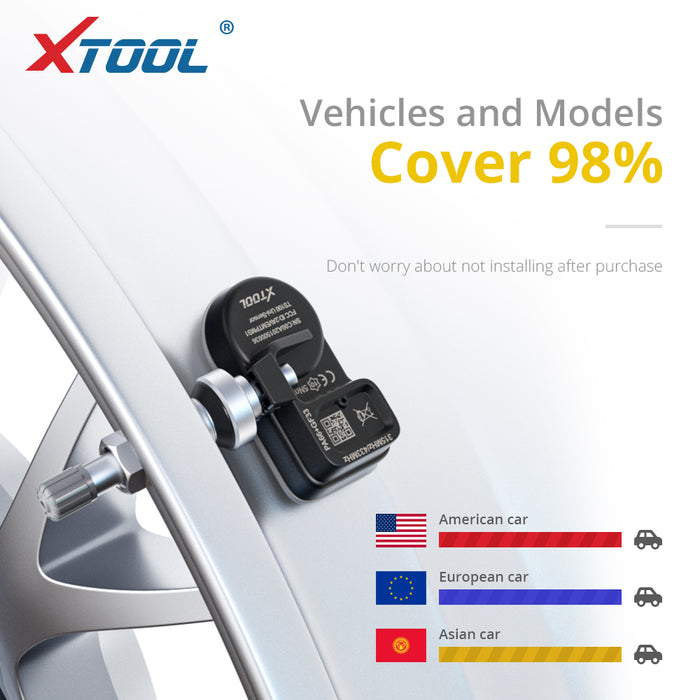 XTOOL TS100 metal Ver. Programmable tire pressure monitoring system sensor-3