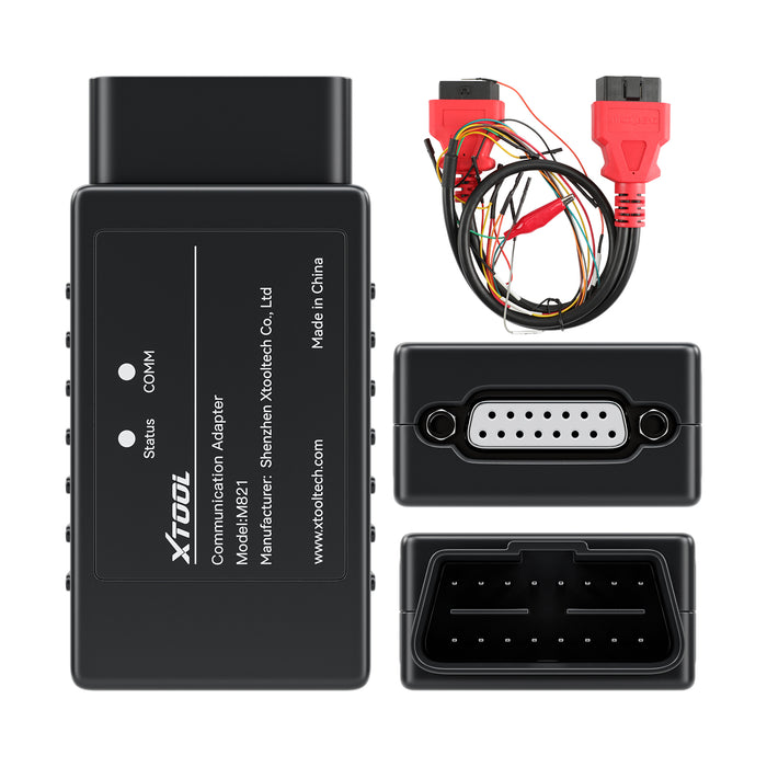 2023 New XTOOL M821 Adapter for Mercedes-Benz All Keys Lost Need to Work with KC501/X100 Pad3 Key Programmer
