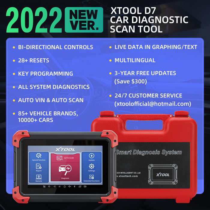 2023 XTOOL D7 Diagnostic Scan Tool-13