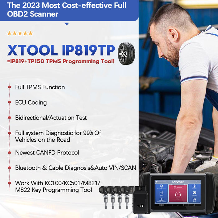 XTOOL InPlus IP819TP Bidirectional Scan Tool-7