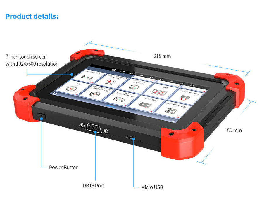 XTOOL X100 PAD OBD2 Auto Key Programmer-6
