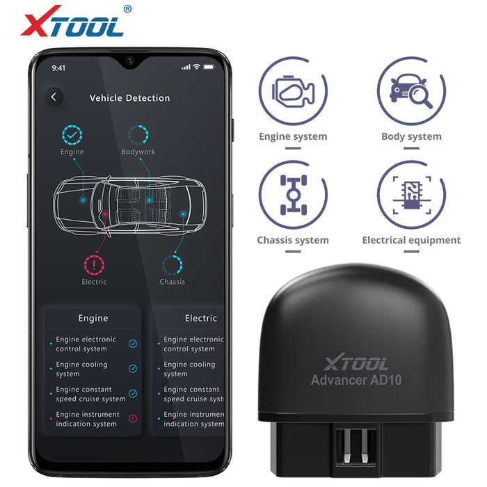 XTOOL AD10 OBD2 Diagnostic Scanner EOBD Bluetooth ELM 327 Code Reader-14